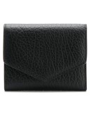 textured leather wallet