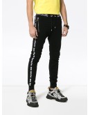 logo stripe track trousers
