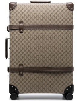Globe-Trotter GG canvas suitcase