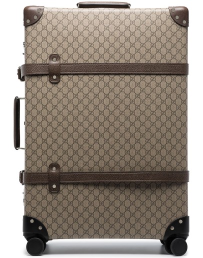 Globe-Trotter GG canvas suitcase