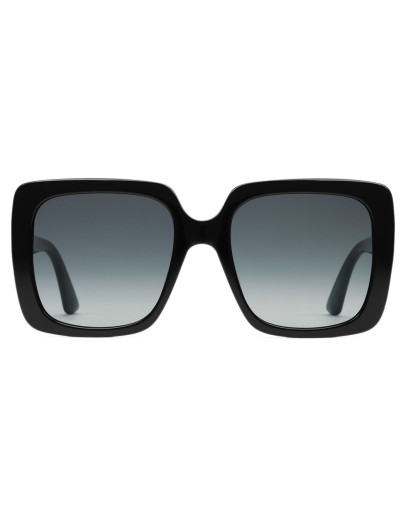 Rectangular-frame acetate sunglasses