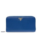 logo zip around wallet