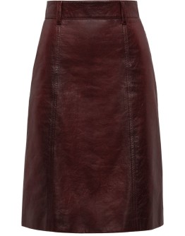 matte nappa skirt
