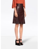matte nappa skirt
