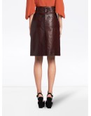 matte nappa skirt
