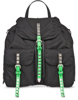 Black Nylon Backpack