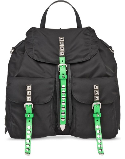 Black Nylon Backpack