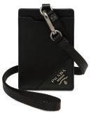 saffiano badge holder