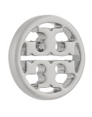 logo circle earrings