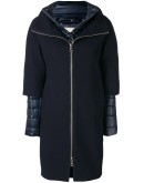 layered puffer coat