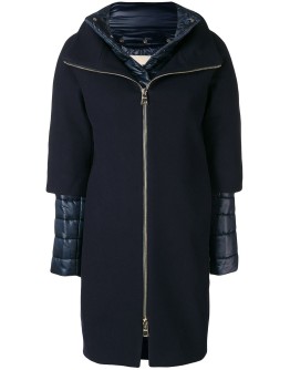 layered puffer coat