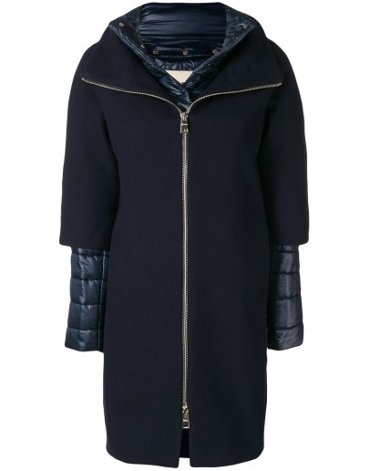 layered puffer coat