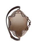 beige and ebony Ophidia GG bucket bag