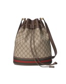 beige and ebony Ophidia GG bucket bag