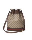 beige and ebony Ophidia GG bucket bag