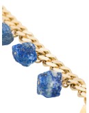 lapis stone charm bracelet
