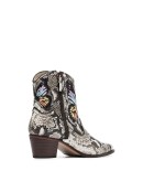 multicoloured Shelby 50 snake print leather cowboy boots