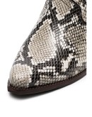 multicoloured Shelby 50 snake print leather cowboy boots