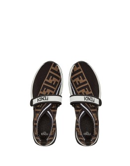 Rockoko FF motif inlay sneakers