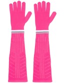 long logo gloves