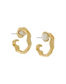 liquid hoop earrings