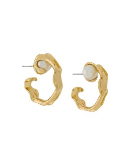 liquid hoop earrings