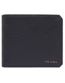 Saffiano square wallet