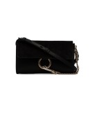 Black Faye Wallet on Strap