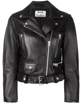 Mock biker jacket