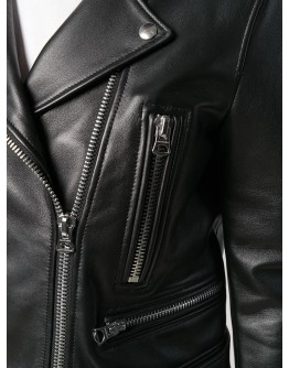 Mock biker jacket