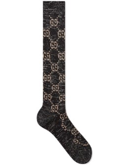Lurex GG-print socks