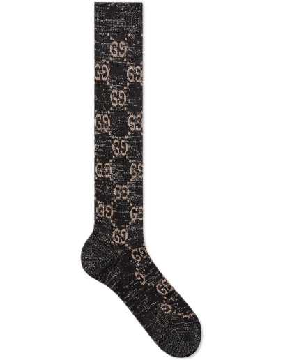 Lurex GG-print socks