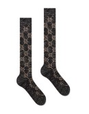 Lurex GG-print socks