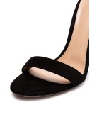 105mm strappy suede sandals