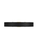 Leather belt with Interlocking G Horsebit