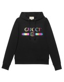 Cotton sweatshirt with Gucci logo