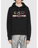 Cotton sweatshirt with Gucci logo
