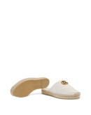 White Double G Leather espadrille 