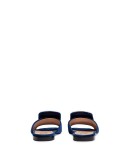 Velvet slides with crystal G