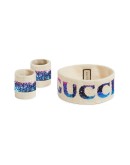 sequinned headband and wrist cuffs