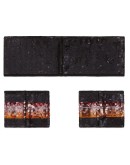 sequin logo headband and wrist cuffs