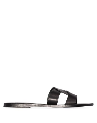 Desmos crossover leather sandals