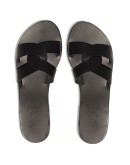 Desmos crossover leather sandals
