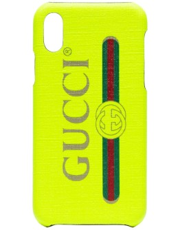 Fluorescent yellow iPhone X case