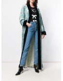 embellished robe coat