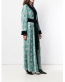 embellished robe coat