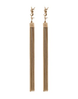 Loulou chain tassel earrings
