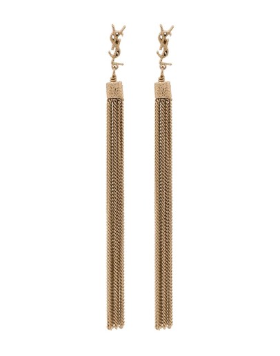 Loulou chain tassel earrings