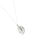 Jess crystal sterling silver locket necklace