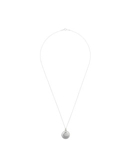 Erin circular sterling silver locket